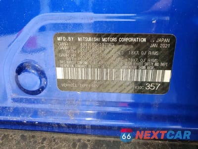 Zdjęcie 14 z 14 samochodu: 2021 MITSUBISHI OUTLANDER SPORT ES VIN:JA4APUAU4MU020043 - miniatura