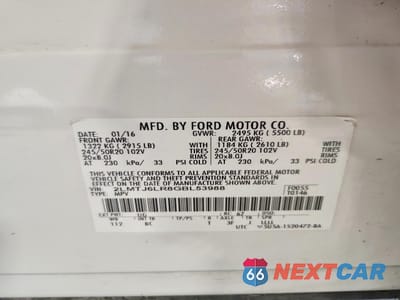 Zdjęcie 14 z 14 samochodu: 2016 LINCOLN MKX RESERVE VIN:2LMTJ6LR8GBL53988 - miniatura