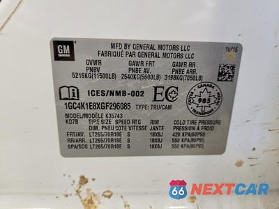 Zdjęcie 12 z 12 samochodu: 2016 CHEVROLET SILVERADO K3500 HIGH COUNTRY VIN:1GC4K1E8XGF296085 - miniatura