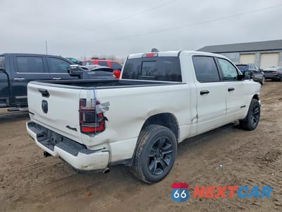 Trzecie zdjęcie samochodu z tyłu: 2023 RAM 1500 BIG HORN VIN:1C6RRFFG3PN570972 - miniatura