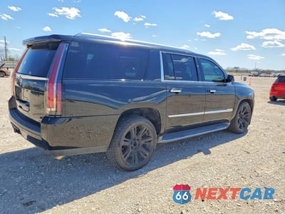 Trzecie zdjęcie samochodu z tyłu: 2015 CADILLAC ESCALADE ESV LUXURY VIN:1GYS4HKJ4FR299539 - miniatura