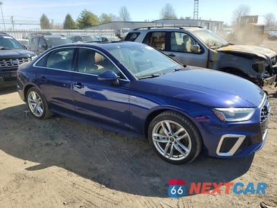 Czwarte zdjęcie samochodu z boku: 2021 AUDI A4 PREMIUM PLUS 45 VIN:WAUEAAF48MN011773 - miniatura