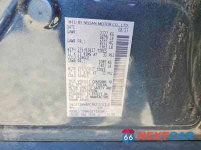Zdjęcie 13 z 13 samochodu: 2015 NISSAN ROGUE SV VIN:5N1AT2MV6FC925513 - miniatura