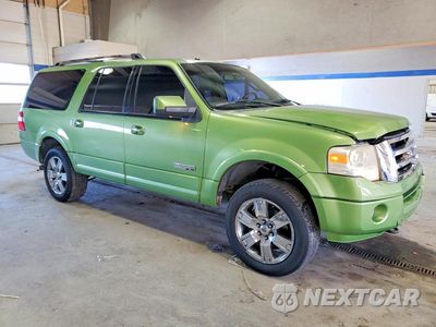 Czwarte zdjęcie samochodu z boku: 2008 FORD EXPEDITION EL LIMITED VIN:1FMFK205X8LA72826 - miniatura