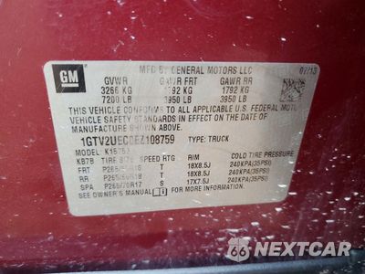 Zdjęcie 12 z 13 samochodu: 2014 GMC SIERRA K1500 SLE VIN:1GTV2UEC0EZ108759 - miniatura