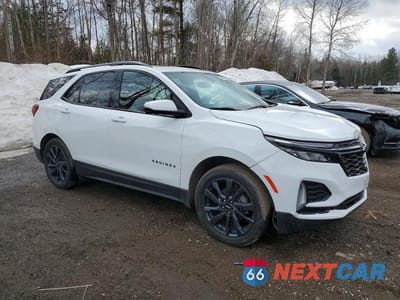 Czwarte zdjęcie samochodu z boku: 2024 CHEVROLET EQUINOX RS VIN:3GNAXWEG2RS115513 - miniatura