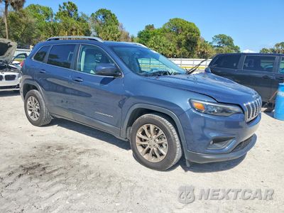 Czwarte zdjęcie samochodu z boku: 2021 JEEP CHEROKEE LATITUDE LUX VIN:1C4PJLMX1MD106895 - miniatura