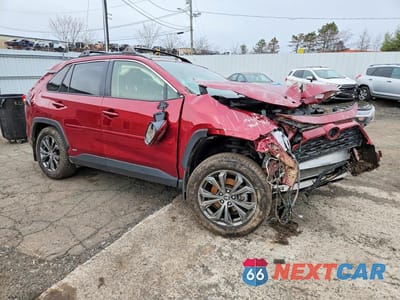 Czwarte zdjęcie samochodu z boku: 2022 TOYOTA RAV4 HYBRID XLE PREMIUM VIN:JTMB6RFV4ND073628 - miniatura