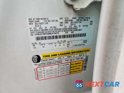 Zdjęcie 12 z 13 samochodu: 2021 FORD EXPEDITION PLATINUM VIN:1FMJU1MTXMEA79474 - miniatura