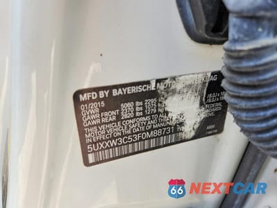 Zdjęcie 12 z 12 samochodu: 2015 BMW X4 XDRIVE28I VIN:5UXXW3C53F0M88731 - miniatura