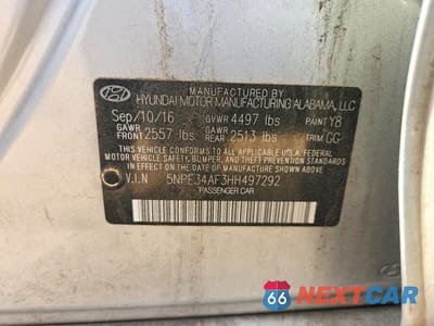 Zdjęcie 13 z 13 samochodu: 2017 HYUNDAI SONATA SPORT VIN:5NPE34AF3HH497292 - miniatura