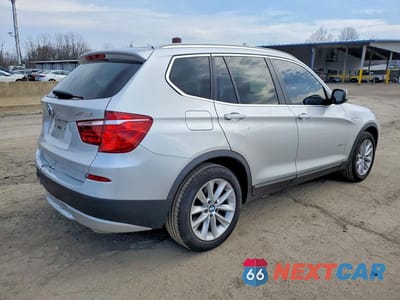 Trzecie zdjęcie samochodu z tyłu: 2012 BMW X3 XDRIVE28I VIN:5UXWX5C52CL723537 - miniatura