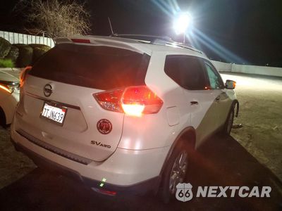 Trzecie zdjęcie samochodu z tyłu: 2016 NISSAN ROGUE SV VIN:KNMAT2MV6GP699827 - miniatura
