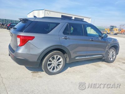 Trzecie zdjęcie samochodu z tyłu: 2022 FORD EXPLORER XLT VIN:1FMSK8DH0NGA61182 - miniatura
