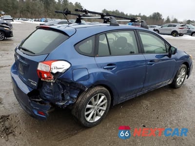 Trzecie zdjęcie samochodu z tyłu: 2013 SUBARU IMPREZA PREMIUM VIN:JF1GPAC69DH814760 - miniatura