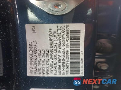 Zdjęcie 13 z 13 samochodu: 2025 HONDA ACCORD SE VIN:1HGCY1F48SA021232 - miniatura