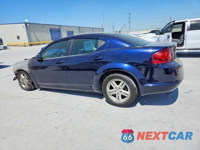 Drugie zdjęcie samochodu z przodu: 2012 DODGE AVENGER SXT VIN:1C3CDZCB7CN142120 - miniatura