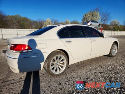 Trzecie zdjęcie samochodu z tyłu: 2007 BMW 7 SERIES VIN:WBAHN835X7DT71080 - miniatura