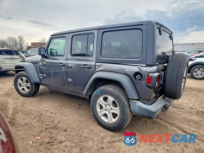 Drugie zdjęcie samochodu z przodu: 2018 JEEP WRANGLER UNLIMITED SPORT VIN:1C4HJXDN3JW279120 - miniatura