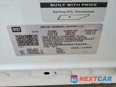 Zdjęcie 14 z 14 samochodu: 2024 CADILLAC XT5 PREMIUM LUXURY AWD VIN:1GYKNDRSXRZ723234 - miniatura