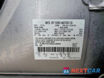 Zdjęcie 13 z 13 samochodu: 2022 LINCOLN AVIATOR RESERVE VIN:5LM5J7XC6NGL08860 - miniatura