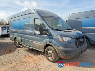 Czwarte zdjęcie samochodu z boku: 2021 FORD TRANSIT 250 DELIVERY VAN VIN:1FTBR3X8XMKA76802 - miniatura