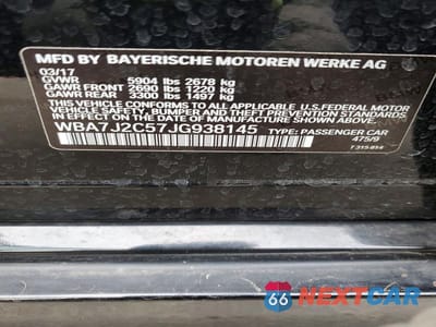 Zdjęcie 12 z 12 samochodu: 2018 BMW 740 XE VIN:WBA7J2C57JG938145 - miniatura
