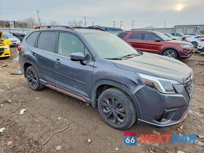 Czwarte zdjęcie samochodu z boku: 2023 SUBARU FORESTER SPORT VIN:JF2SKAJC5PH454470 - miniatura