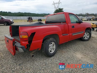 Trzecie zdjęcie samochodu z tyłu: 2003 CHEVROLET SILVERADO C1500 VIN:1GCEC14T93Z187942 - miniatura
