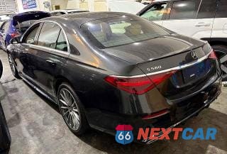 Trzecie zdjęcie samochodu z tyłu: 2022 MERCEDES-BENZ S 580 4MATIC VIN:W1K6G7GBXNA121955 - miniatura