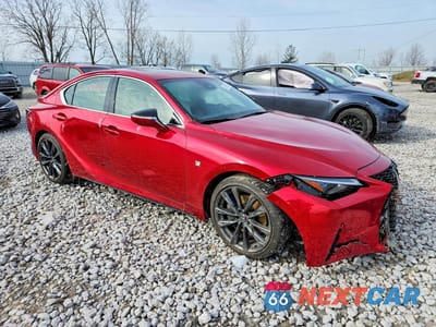 Czwarte zdjęcie samochodu z boku: 2021 LEXUS IS 350 F SPORT VIN:JTHGZ1E20M5018705 - miniatura