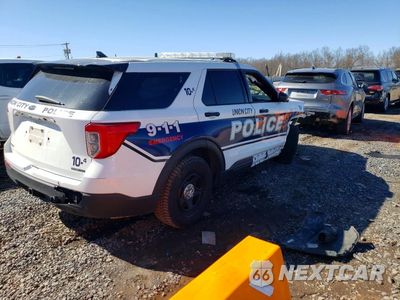 Trzecie zdjęcie samochodu z tyłu: 2022 FORD EXPLORER POLICE INTERCEPTOR VIN:1FM5K8ABXNGB59777 - miniatura