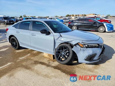 Czwarte zdjęcie samochodu z boku: 2024 HONDA CIVIC SPORT VIN:2HGFE2F51RH595073 - miniatura