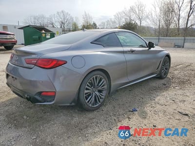 Trzecie zdjęcie samochodu z tyłu: 2020 INFINITI Q60 3.0T LUXE VIN:JN1EV7EL0LM380296 - miniatura