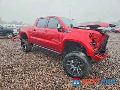 Czwarte zdjęcie samochodu z boku: 2024 GMC SIERRA K1500 AT4 VIN:1GTUUEEL1RZ282521 - miniatura