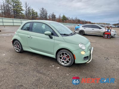Czwarte zdjęcie samochodu z boku: 2013 FIAT 500 SPORT VIN:3C3CFFBR7DT745335 - miniatura