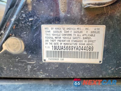 Zdjęcie 12 z 13 samochodu: 2000 ACURA 3.2TL VIN:19UUA5669YA044089 - miniatura