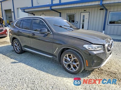 Czwarte zdjęcie samochodu z boku: 2022 BMW X3 SDRIVE30I VIN:5UX43DP02N9L08925 - miniatura