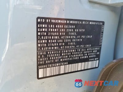 Zdjęcie 12 z 12 samochodu: 2025 VOLKSWAGEN TAOS SE VIN:3VVVC7B29SM078346 - miniatura