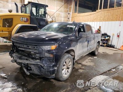 2022 CHEVROLET SILVERADO K1500 CUSTOM 1GCPDBEK6NZ602154 - główne zdjęcie licytacji z USA - miniatura