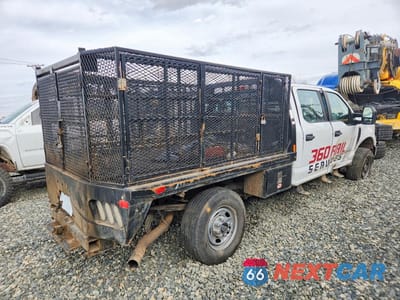 Trzecie zdjęcie samochodu z tyłu: 2021 FORD F250 SUPER DUTY FLATBED TRUCK VIN:1FT7W2B63MEC69774 - miniatura