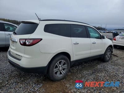 Trzecie zdjęcie samochodu z tyłu: 2015 CHEVROLET TRAVERSE LT VIN:1GNKRHKD1FJ284536 - miniatura