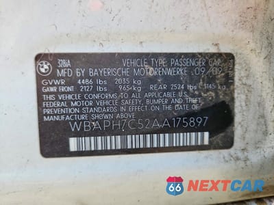 Zdjęcie 12 z 12 samochodu: 2010 BMW 328 I VIN:WBAPH7C52AA175897 - miniatura