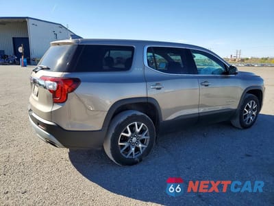 Trzecie zdjęcie samochodu z tyłu: 2022 GMC ACADIA SLE VIN:1GKKNKL47NZ180489 - miniatura