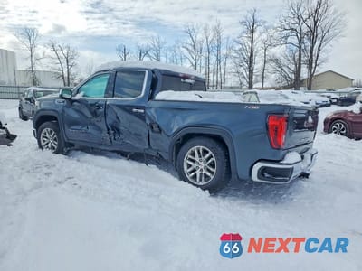 Drugie zdjęcie samochodu z przodu: 2020 GMC SIERRA K1500 SLT VIN:3GTU9DED3LG319810 - miniatura