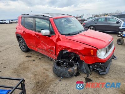 Czwarte zdjęcie samochodu z boku: 2016 JEEP RENEGADE LIMITED VIN:ZACCJBDT4GPC61257 - miniatura
