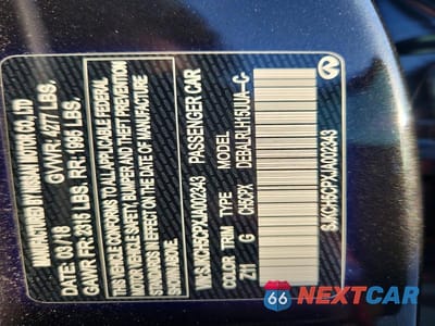 Zdjęcie 12 z 12 samochodu: 2018 INFINITI QX30 ESSENTIAL VIN:SJKCH5CPXJA002343 - miniatura