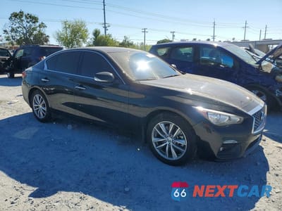 Czwarte zdjęcie samochodu z boku: 2021 INFINITI Q50 PURE VIN:JN1EV7APXMM703490 - miniatura