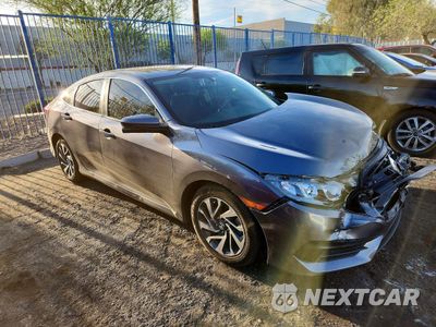 Czwarte zdjęcie samochodu z boku: 2017 HONDA CIVIC EX VIN:19XFC2F74HE027674 - miniatura