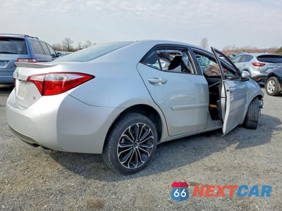 Trzecie zdjęcie samochodu z tyłu: 2014 TOYOTA COROLLA S PLUS VIN:5YFBURHE5EP148319 - miniatura